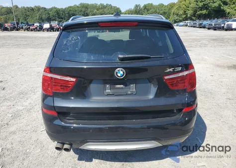 2017 BMW X3 xDrive28I from USA, damaged, VIN 5UXWX9C38H0T19981